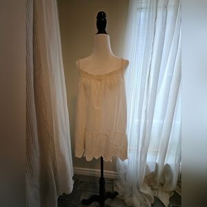 100% Cotton Embroidery Camisole